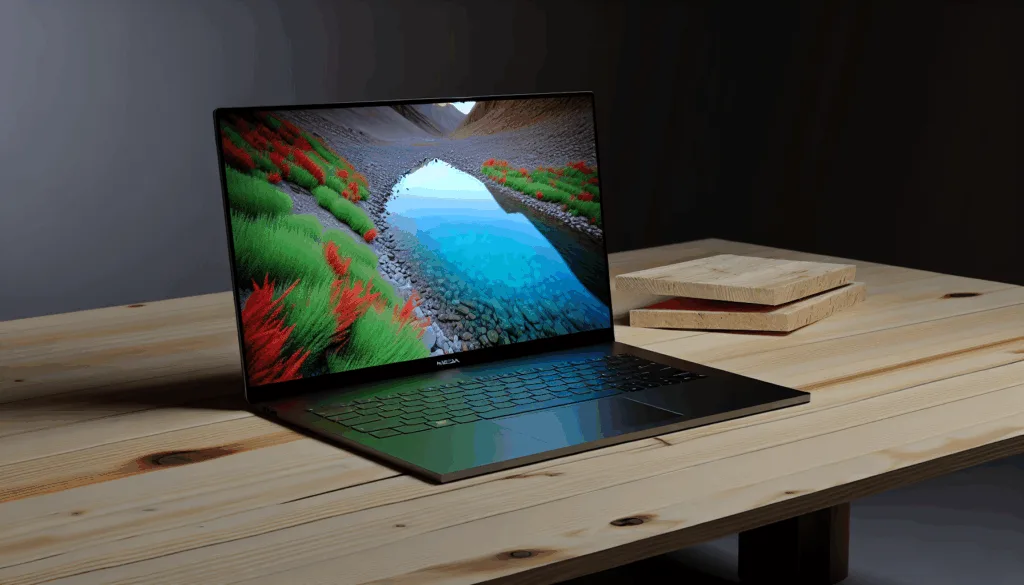 Modern budget laptop on a desk