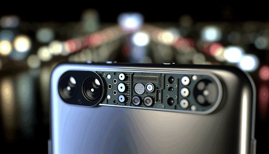 Close-up of a Samsung Galaxy S25 Ultra camera module