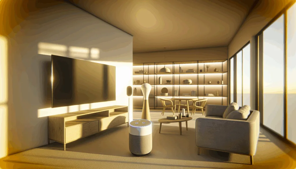 Modern smart home interior