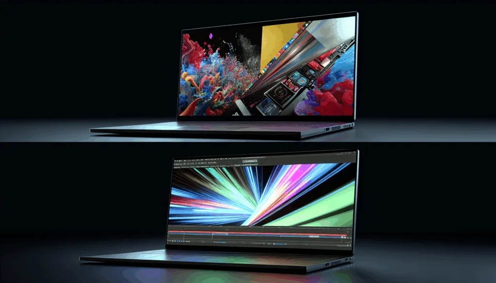 Laptop displays comparison