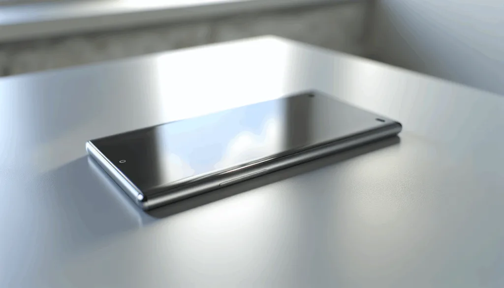 Sleek iPhone 17 Pro Max on a minimalist desk